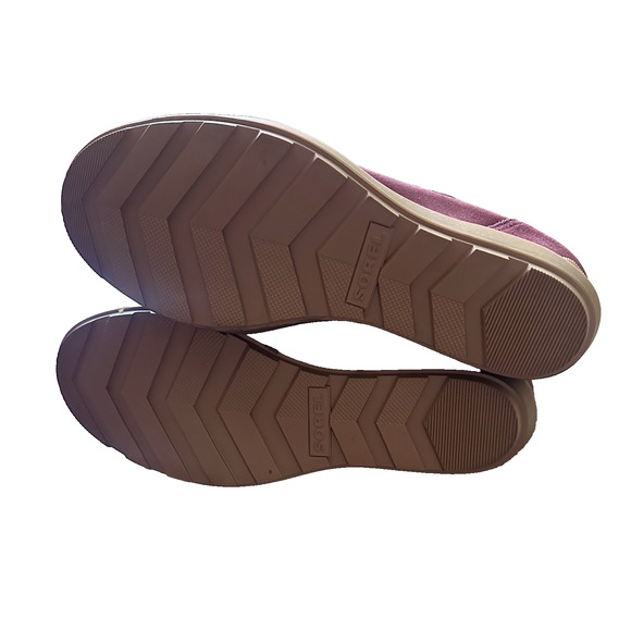 NWT Sorel Evie II Lace Waterproof Suede Wedge Bootie Women’s Sz10 Quiet Luxury - Picture 7 of 8